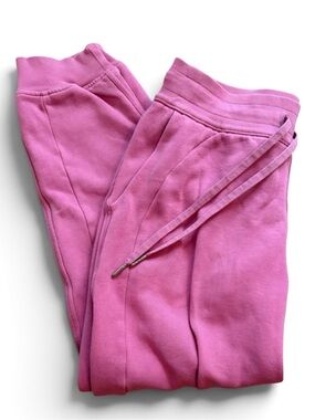Lululemon pink scuba joggers